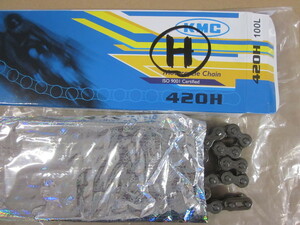  free shipping new goods KMC made strengthen Drive chain 420H-100L 100 link hard type Honda Super Cub C50 HONDA CUB ①