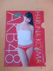 *AKB Kojima Haruna B5 stamp clear file Young Champion appendix unused goods *