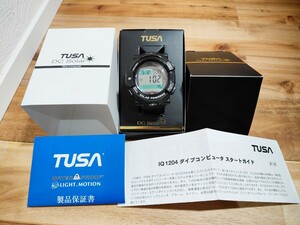 tusa IQ 1204 BK DC solar link ダイブコンピューター TUSA ツサ