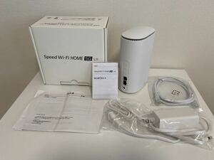 美品 UQ版 ZTR01SWU [Speed Wi-Fi HOME 5G L11 ホワイト] ZTE製