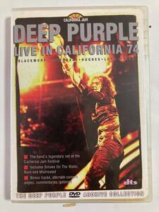 【DVD-ロック】ディープパープル（DEEP PURPLE）「LIVE IN CALIFORNIA 74 」（レア）中古DVD(リージョンフリー）、USオリジナル初盤、RO219