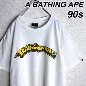 90s アベイシングエイプ ロゴ 白 Tシャツ