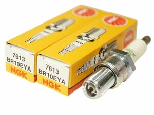 NGK BR10EYA 7613 一体形 x2本 エヌジーケー 日本特殊陶業 送料込★2X-0805 