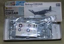 【ハセガワ】　アメリカ海軍戦闘機　バードケージ　コルセア　・ 1/72スケール 【未組立/外箱ダメージ大】_画像5