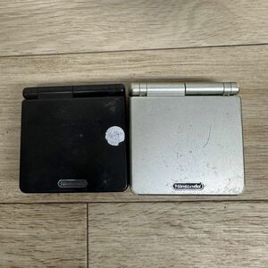 ゲームボーイアドバンスSP 本体 2台 まとめNintendo 任天堂AGS-001 GBA 動作未確認 ジャンク【管2807W】