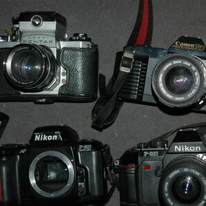 フィルムカメラ まとめて 11台 一眼レフとコンパクトカメラ used/ジャンクで 検) ニコン キャノン ミノルタ etcの画像6