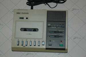  Japan electric data recorder NEC [DATA RECORDER PC-6082] used/ Junk electrification only inspection ) Showa Retro Vintage 