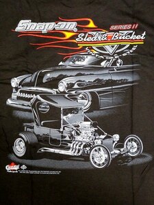 Snap-on スナップオン Tシャツ ブラック　Sled & Bucket VINTAGE STEEL SERIES Ⅱ　レア　未使用　希少