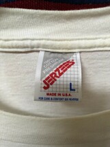 90s ビンテージ USA製 JERZEES カレッジ物 プリント Tシャツ 94年製 1990年代■サイズ表記L ジャージーズ アメリカ製 白 古着 古着卸 80s_画像4