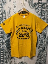 00s ビンテージ FRUITOFTHELOOM 両面プリント Tシャツ 2000年代製■サイズ表記M オールド 2005年製 黄 フルーツオブザルーム 古着 90s_画像2