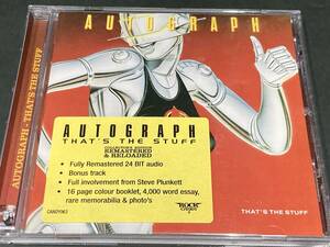 メロハー AUTOGRAPH/THAT'S THE STUFF 　Digitally remastered edition　輸入盤CD　全11曲入り