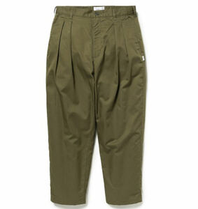 WTAPS 23AW TRDT1802/TROUSERS/CTPL.TWILL 232TQDT-PTM06 OLIVE DRAB XLサイズ