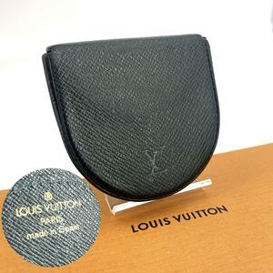  c667真贋済【ルイヴィトン】良品” LOUIS VUITTON タイガ ポルトモネ キュヴェット コインケース エピセア M30374 コインパース 小銭入 緑