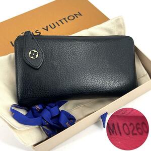 c699真贋済【ルイヴィトン】美品” LOUIS VUITTON ポルトフォイユ コメット Lジップ ウォレット RFID ICチップ M63102 長財布 ラウンド