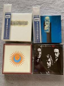 キング　クリムゾン　40周年　CD DVD 4個セット　① ディスクユニオン　BOX 付　king crimson RED john wetton bill bruford robert fripp