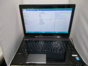 K07 NEC LaVie L LL750/SSB Core i7 4700MQ HDD/無 メモリ/8GB　BIOS確認