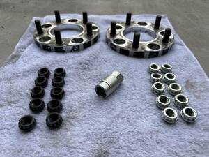Kics wide reKYO-EI (.. industry ) 1.25 5 hole 15mm 114.3 1.5. nut . attached selling out 1 jpy start spacer 