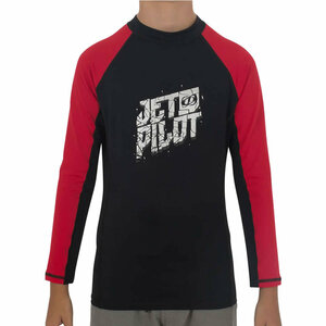  stock disposal sale JETPILOT for children long sleeve Rush black * red height standard 140cm S17507BK-12 letter pack post service light 370 jpy correspondence goods 