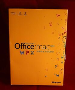  regular *Microsoft Office for Mac Home and Student 2011 Family pack /PC3 pcs /3 license * product version /