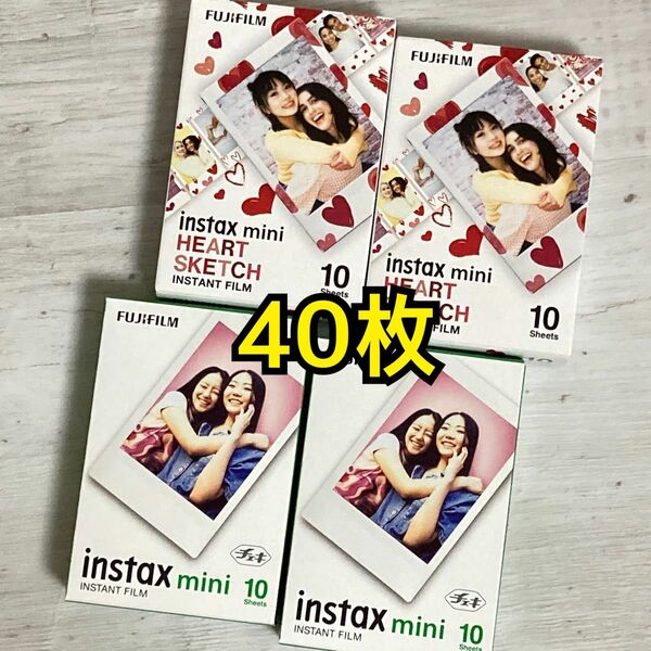 品薄　INSTAX MINI インスタックスミニ　チェキ フィルム　40枚　