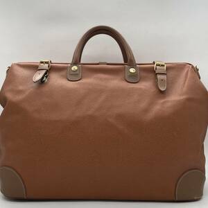 1 jpy ~ * beautiful goods hard-to-find goods * BASARA Boston bag traveling bag travel bag high capacity men's lady's unisex Brown 