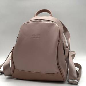 1 jpy ~ * beautiful goods hard-to-find goods * FIRANO Mini rucksack backpack Day Pack men's lady's unisex all leather pink 