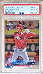 【大谷翔平 PSA10】2018 TOPPS CHOME Rookie Debut RC #HMT32 送料無料