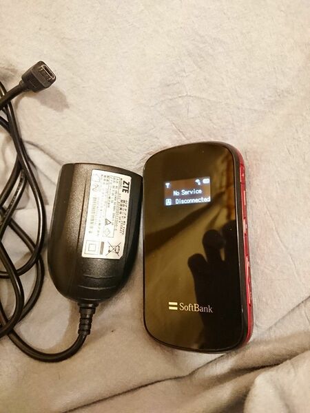 PocketWiFi SoftBank WiFi 007Z 充電用純正AC アダプター付 ソフトバンク ZTE ポケット WiFi