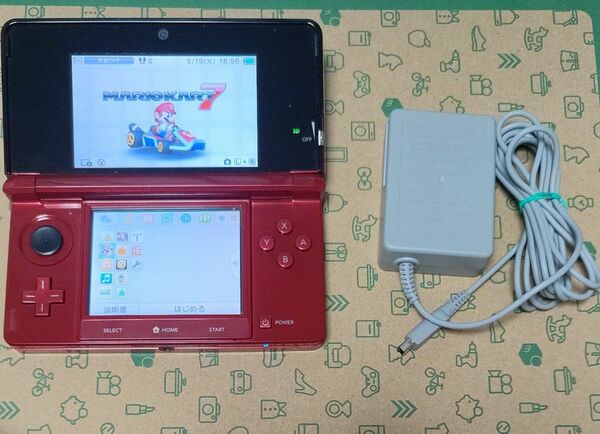 Nintendo 3DS 本体 3ds本体 フレアレッド 任天堂 ニンテンドー3DS