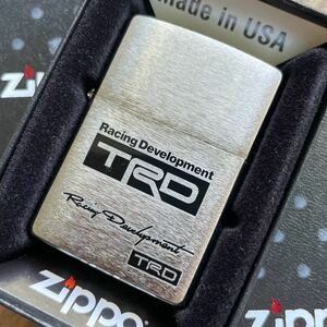 【未使用品】zippo 2022年 レギュラープレーン ヘアライン TRDシール オイルライター