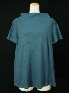  beautiful goods . rain /senso Uni ko... cotton 100% deformation short sleeves pull over 40/ blue sb378