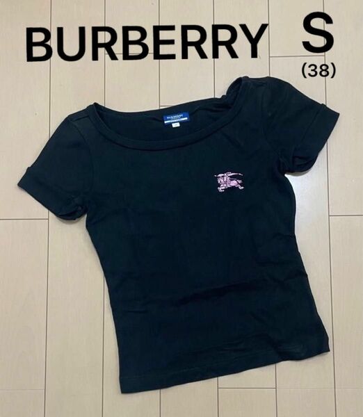 BURBERRY BLUELABELバーバリーブルーレーベル　Tシャツ　黒　サイズ38（S）