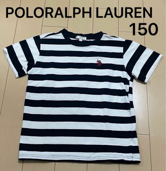 POLORALPH LAURENポロラルフローレン刺繍ロゴ Tシャツキッズ子ども150