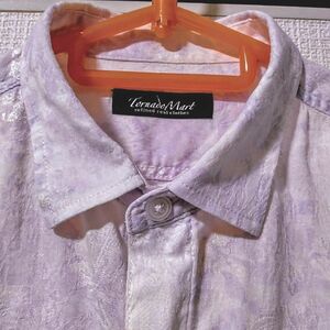 【TORNADO MART 】花柄（レアな薄紫(ピンク)系のお色）長袖シャツ◆トルネードマート