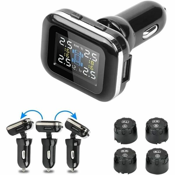 新品　TPMS　カラー　空気圧監視センサーシステム　ソケット型