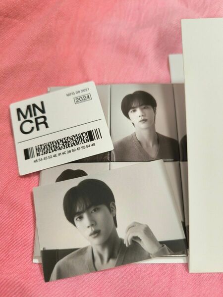 BTS MONOCHROME　マグネット　ステッカーセット　JIN