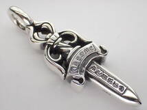 CHROME HEARTS ★ダブルDAGGERペンダントトップ　20ｇ★★正規品　_画像8