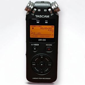 [F1597] 【中古品】TEAC TASCAM LINEAR PCM レコーダー DR-05 通電確認済