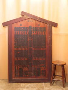 2) old wooden sumo Taisho 15 year? number attaching table Miyagi mountain . castle mountain . bear 