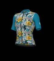 ale アレー HIBISCUS LADY JERSEY レディース 半袖ジャージ コバルトブルー Mサイズ 23SS528463532