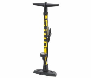 GIYOji-yo gauge attaching steel floor pump yellow GF-55E air pump rice type,. type, britain type correspondence 4580306161286