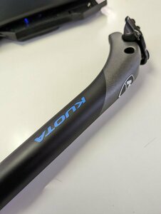 KUOTA seat pillar 31.6 KIRAL gray / blue 