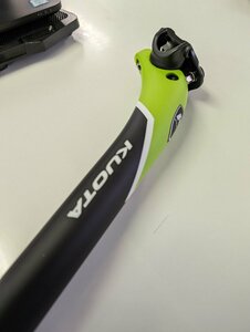 KUOTA seat pillar 31.6 KOM green 