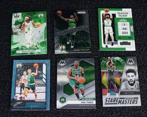 Panini Mosaic Contenders Prizm 6 カード セット NBA ルーキーカード Jayson Tatum Payton Pritchard ジュルーホリデー Boston Celtics