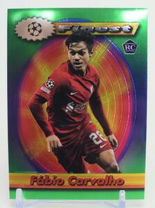 2023 Topps Finest Flashbacks Fabio Carvalho ファビオ カルヴァーリョ Portugal サッカー ルーキー カード