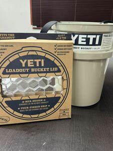 YETI load out 5 gallon bucket + lid ( cover ) unused new goods YETI LOADOUT 5-GALLON BUCKE+Lidieti cooler-box 