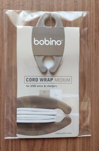  unused BOBINO(bo Vino ) code holder Ms rate gray wiring ... prevention / code storage / cable earphone carrying postage 84 jpy 