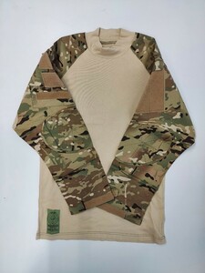 [ new goods unused ] military long sleeve T shirt camouflage XL airsoft outdoor Tacty karu military uniform men's 