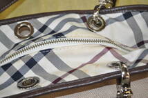 N◎BURBERRY バーバリー BLUE LABEL ブルーレーベル トートバッグ/ショルダーバッグ USED品_画像5