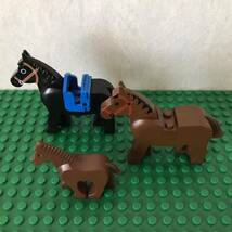 LEGO レゴ 馬 3頭_画像2